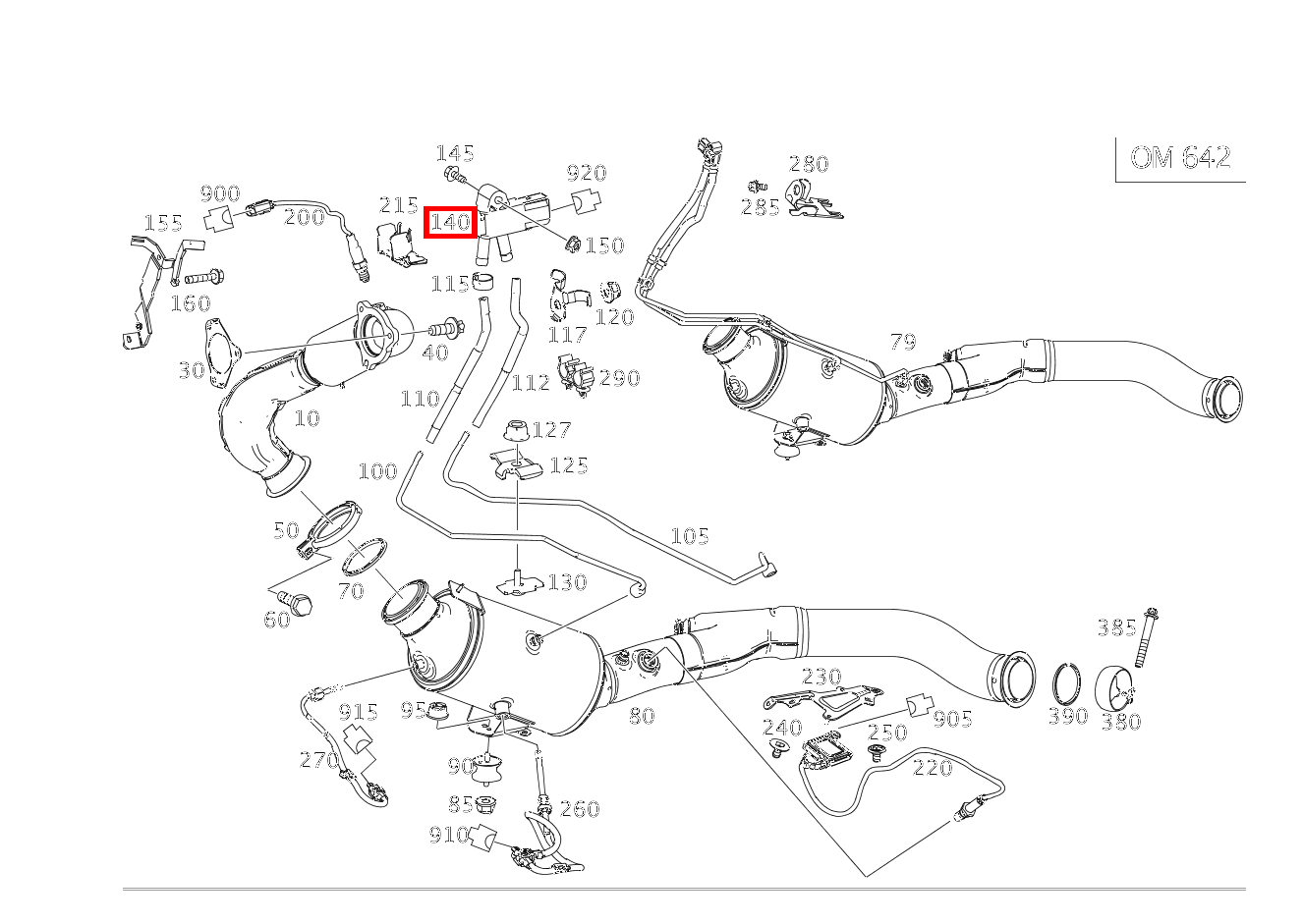 Drucksensor PARTIKELFILTER EQC 400 4MATIC 293 Drucksensor PARTIKELFILTER EQC 400 4MATIC 293