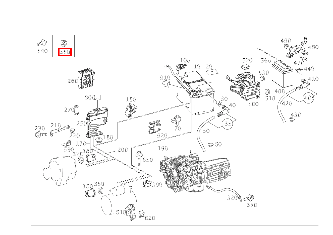 Mutter BEFESTIGUNG KABELSCHIENE; M6 E 350 d Cabriolet 253 Mutter BEFESTIGUNG KABELSCHIENE; M6 E 350 d Cabriolet 253