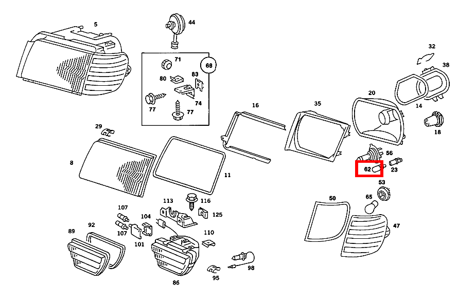 Glühlampe BEGRENZUNGS- UND PARKLICHT T4W - 12V; 12V T4W 420 SEC COUPE mit Automatic 126 Glühlampe BEGRENZUNGS- UND PARKLICHT T4W - 12V; 12V T4W 420 SEC COUPE mit Automatic 126