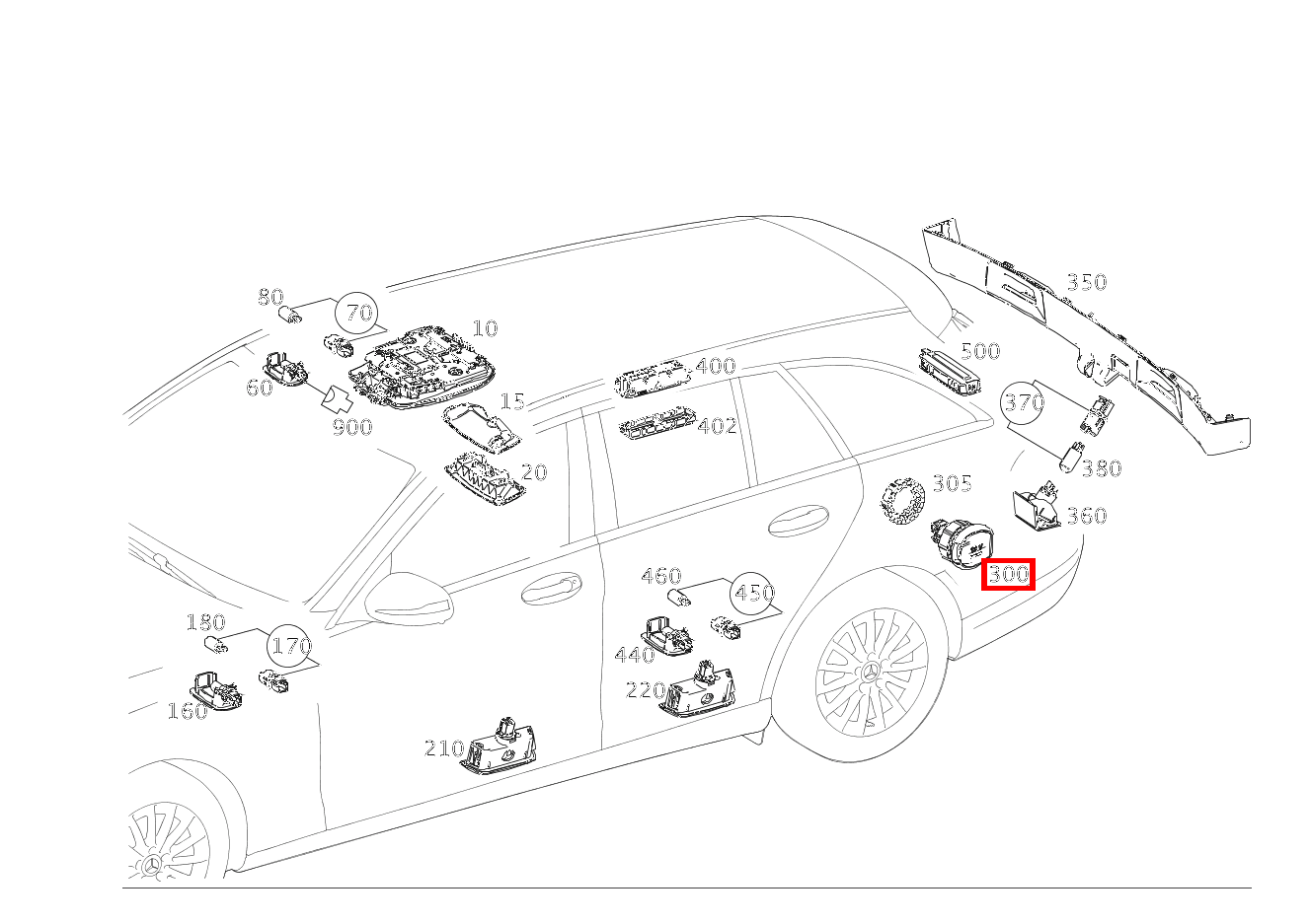 Steckdose In Verkleidung, ohne Mutter 12V C 200 T d BCA 205 Steckdose In Verkleidung, ohne Mutter 12V C 200 T d BCA 205