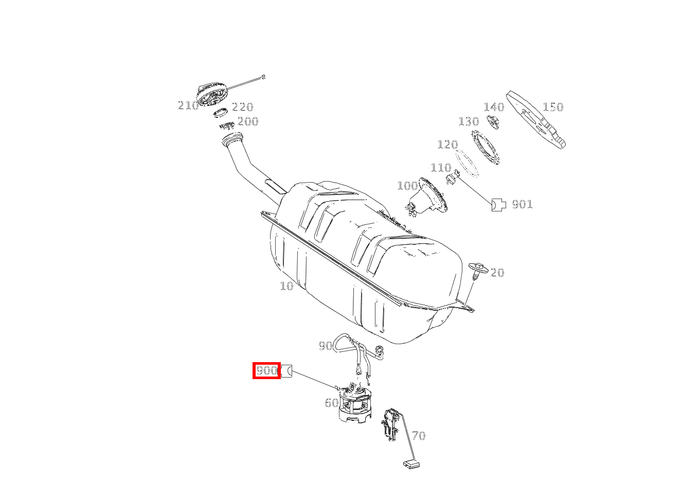 Stecker Kraftstoffpumpe mit Tankgeber M3/3; 7-PIN SLK2.8, MLK1.2 SL65 AMG 231 Stecker Kraftstoffpumpe mit Tankgeber M3/3; 7-PIN SLK2.8, MLK1.2 SL65 AMG 231