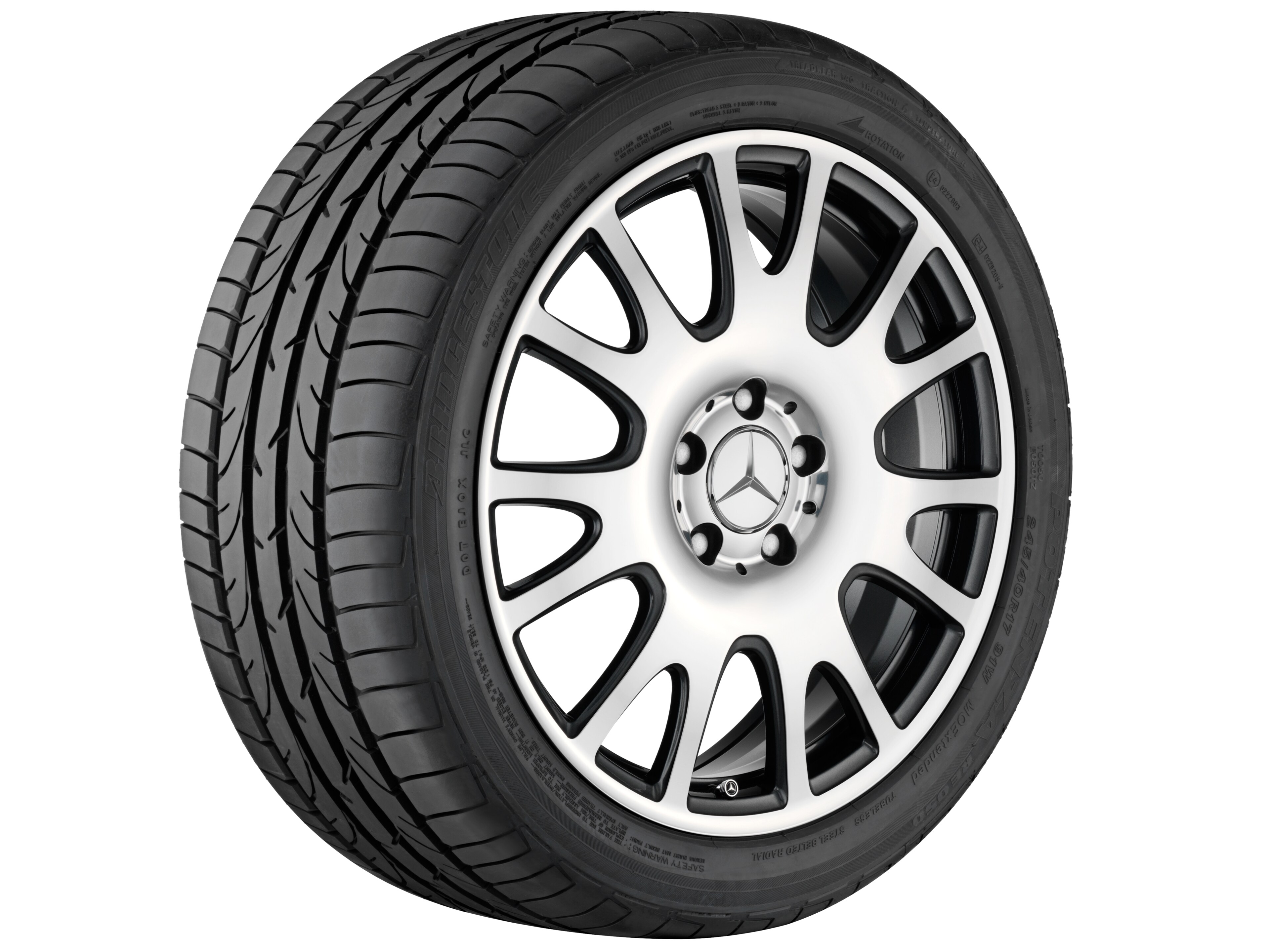Mercedes-Benz - MB Vielspeichen-Schmiederad, Alresha, 45,7 cm MB Vielspeichen-Schmiederad, Alresha, 45,7 cm