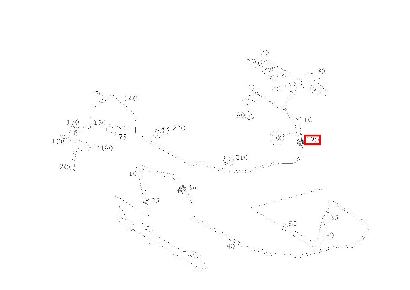 Schlauchschelle SCHLAUCH AN REGENERIERLEITUNG; 13-14.5 MM A 210 L EVOLUTION 168 Schlauchschelle SCHLAUCH AN REGENERIERLEITUNG; 13-14.5 MM A 210 L EVOLUTION 168
