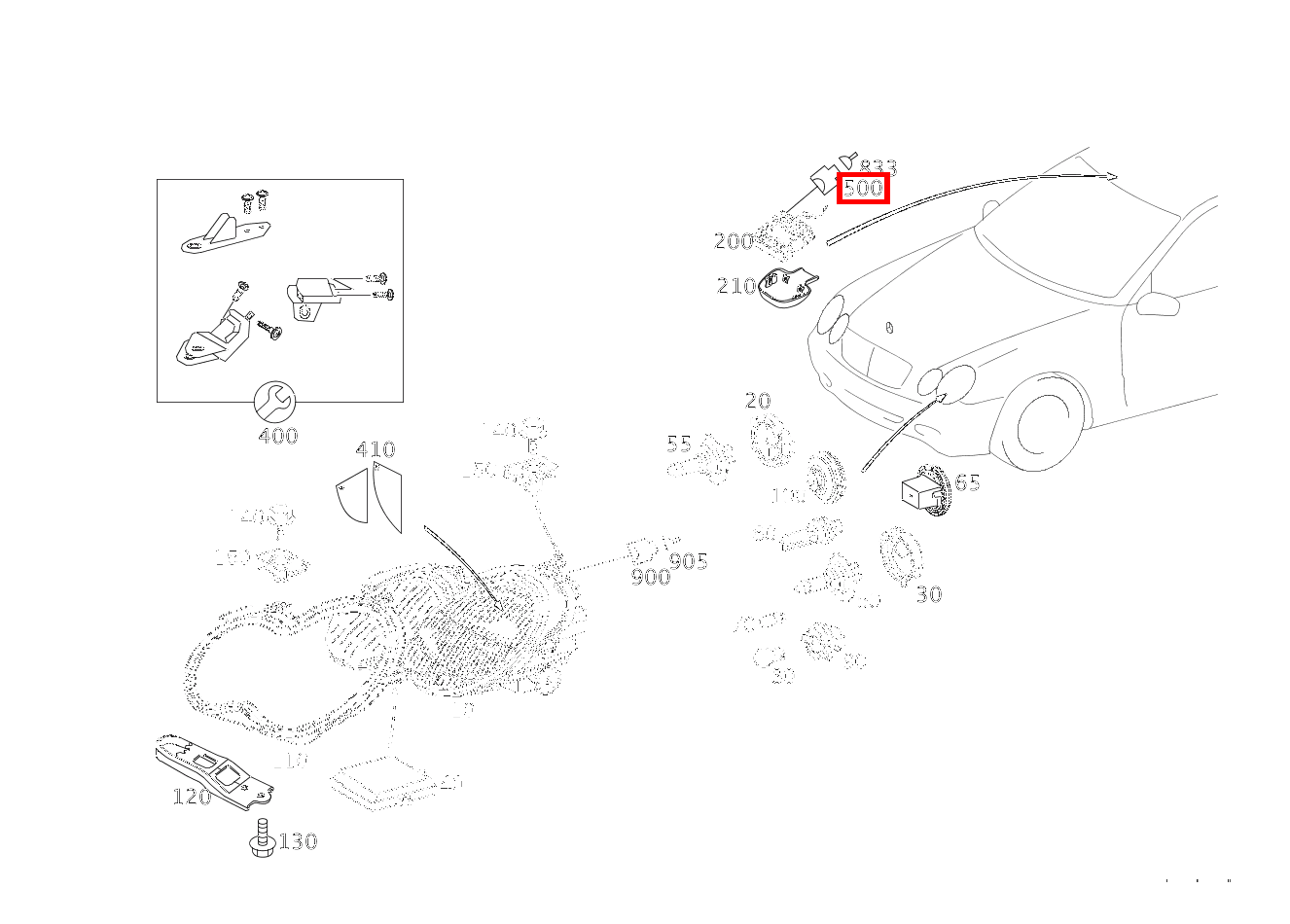 Steckhülsengehäuse REGEN- UND LICHTSENSOR B38/2; 3-PIN MQS CLK 63 AMG Cabriolet 209 Steckhülsengehäuse REGEN- UND LICHTSENSOR B38/2; 3-PIN MQS CLK 63 AMG Cabriolet 209
