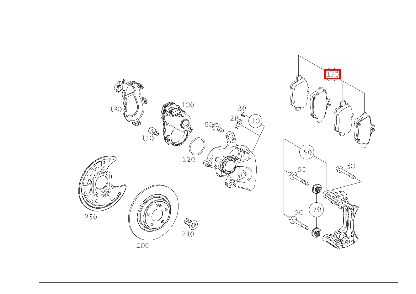 Teilesatz Bremsbelag Teilesatz B220 4M 246 Teilesatz Bremsbelag Teilesatz B220 4M 246