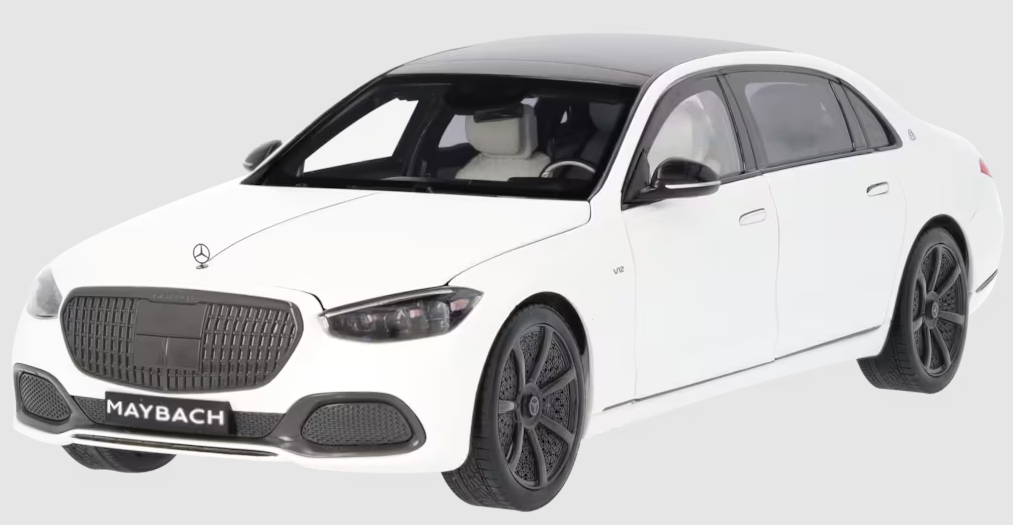 Mercedes-Maybach S 680 4MATIC, Night Series, X223 MANUFAKTUR opalithweiß magno, 1:18 Mercedes-Maybach S 680 4MATIC, Night Series, X223 MANUFAKTUR opalithweiß magno, 1:18