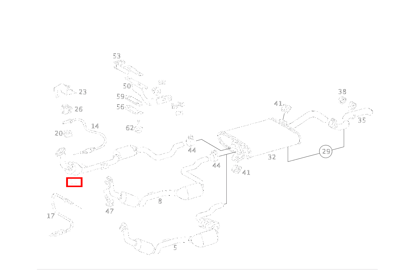 Katalysator AUSPUFFROHR VORN,RECHTS ML 350 Off-Roader 163