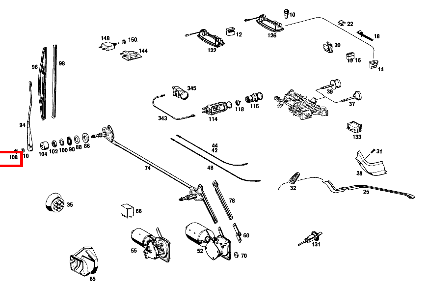 Sechskantmutter M8 280 C 114