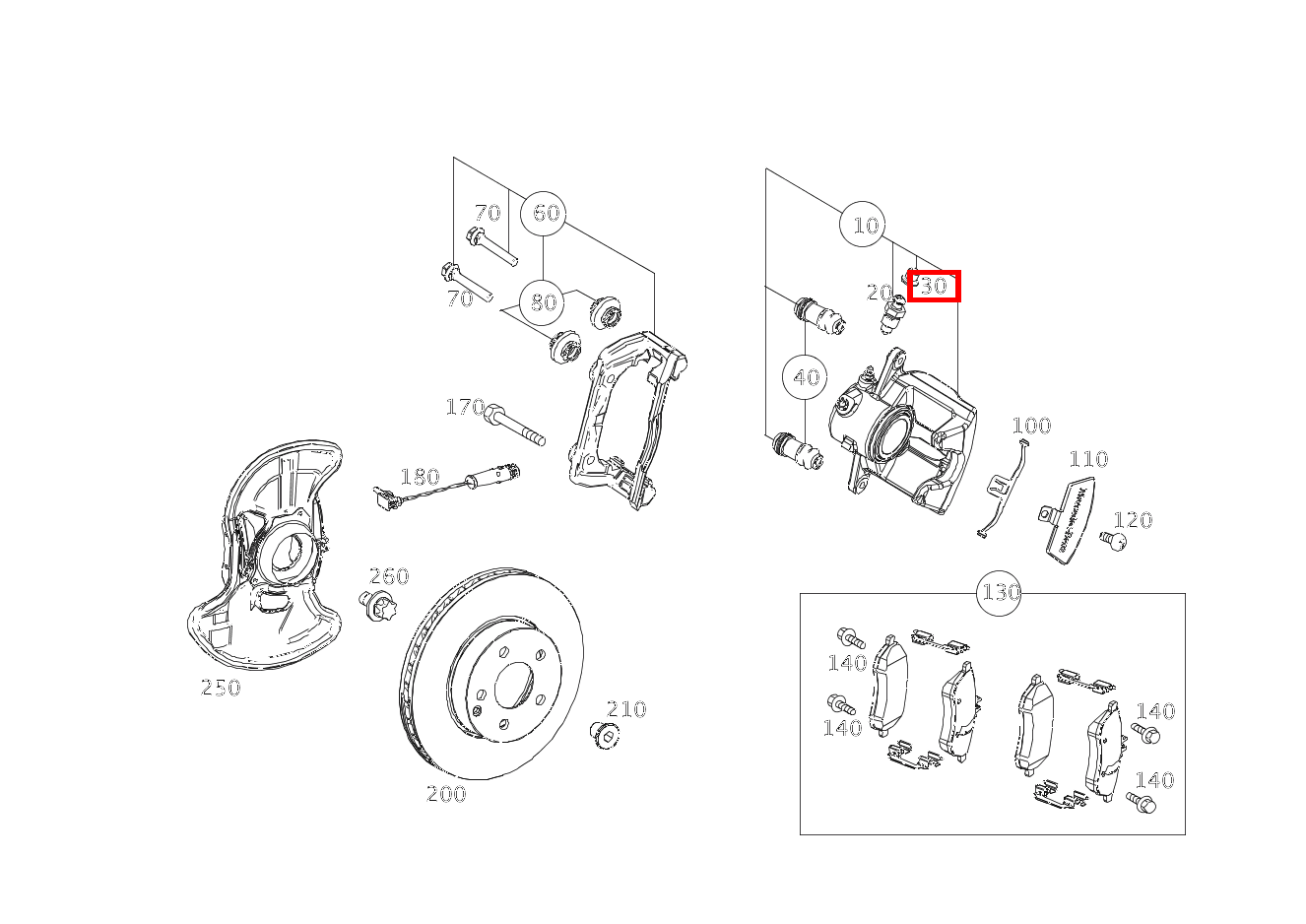 Staubschutzkappe Entlüfterventil E200CGI BE CA 207 Staubschutzkappe Entlüfterventil E200CGI BE CA 207