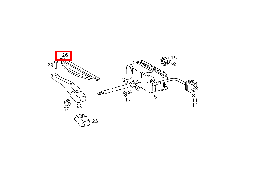 Wischerblatt S 420 Coupe 140