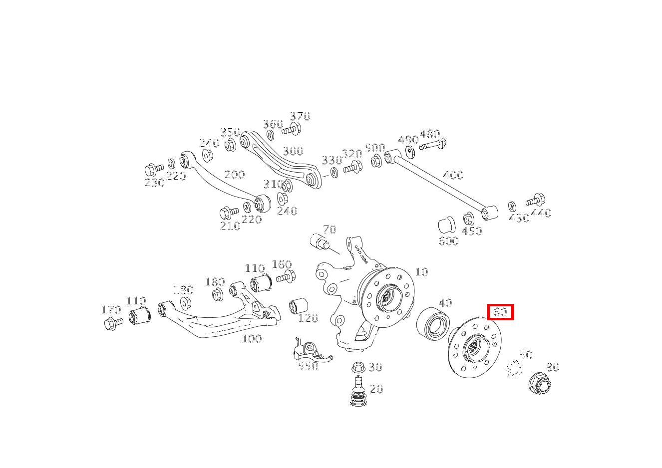 Radnabe HINTEN GL 500 4MATIC Off-Roader 164 Radnabe HINTEN GL 500 4MATIC Off-Roader 164