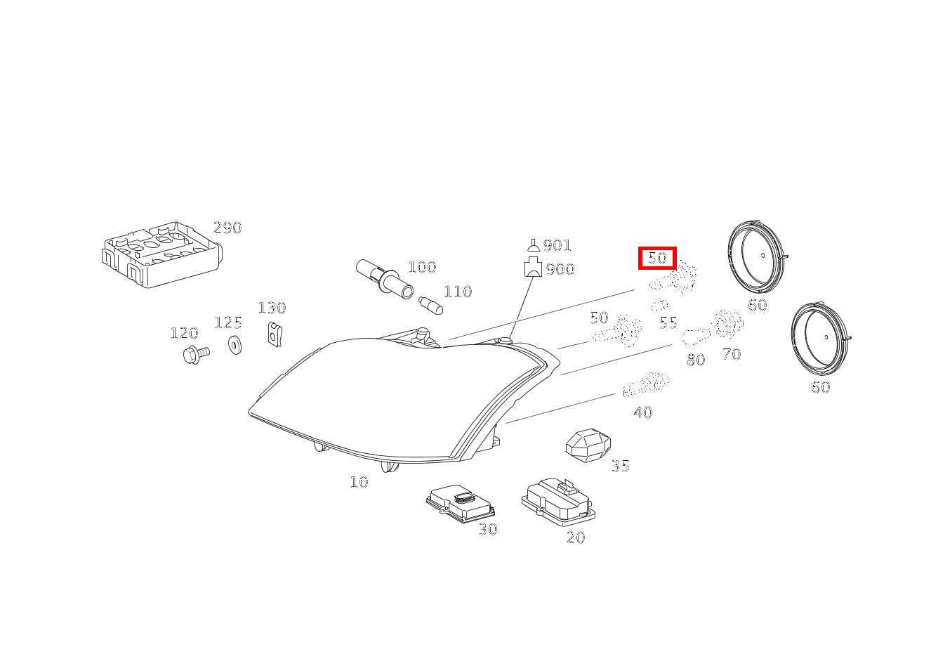 Glühlampe FERNLICHT; H7 12V-55W Maybach 62 S (langer Radstand) 240 Glühlampe FERNLICHT; H7 12V-55W Maybach 62 S (langer Radstand) 240