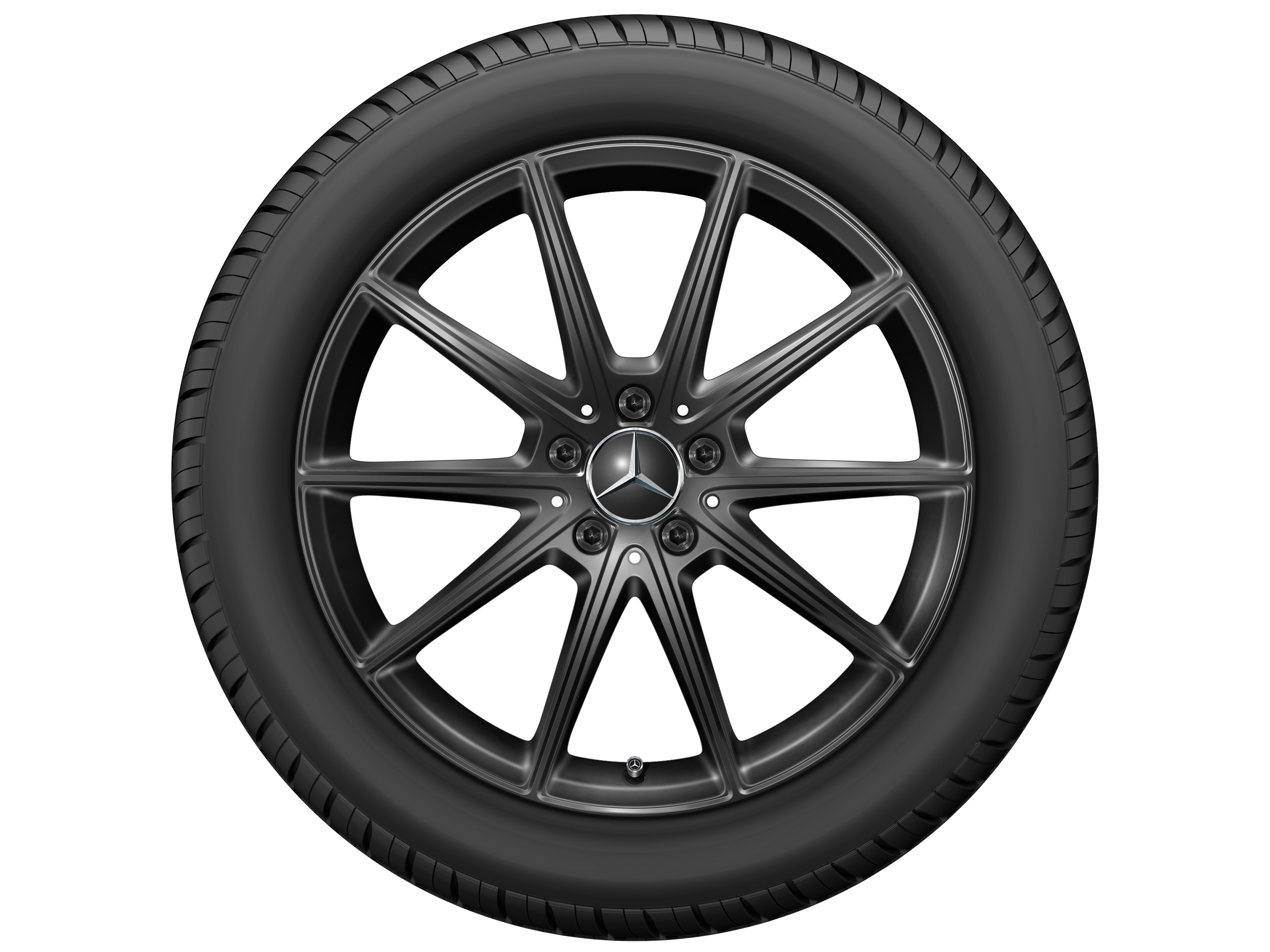 Mercedes-Benz - 10-Speichen-Rad, 19 Zoll, 8 J x 19 ET 45, schwarz