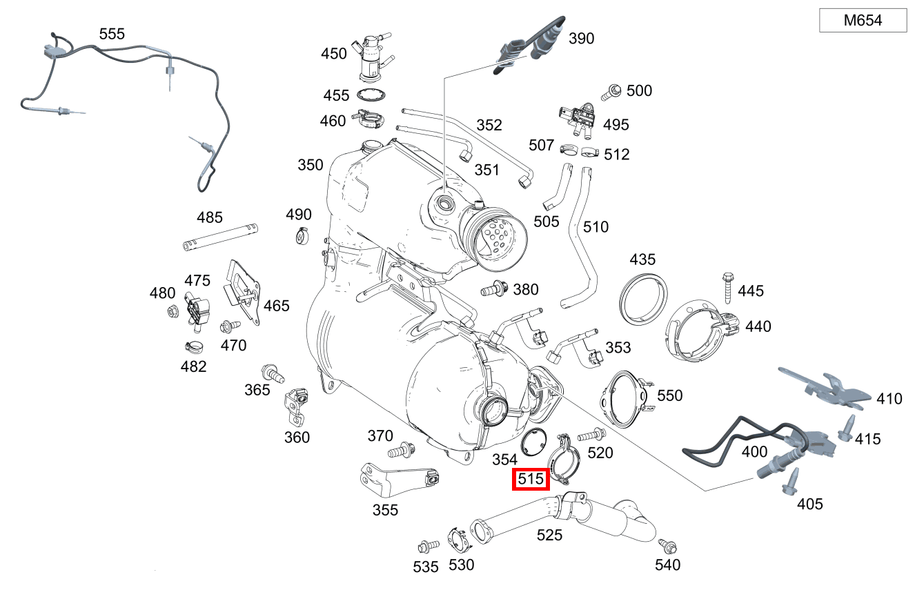 Rohrschelle Abgasanlage Abgasrückführleitung an Abgasanlage 220 A 180 Rohrschelle Abgasanlage Abgasrückführleitung an Abgasanlage 220 A 180