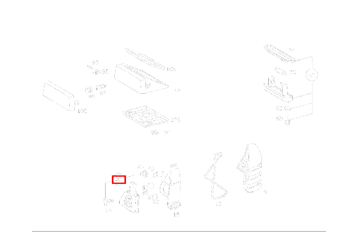 Lampenträger RECHTS C 230 220