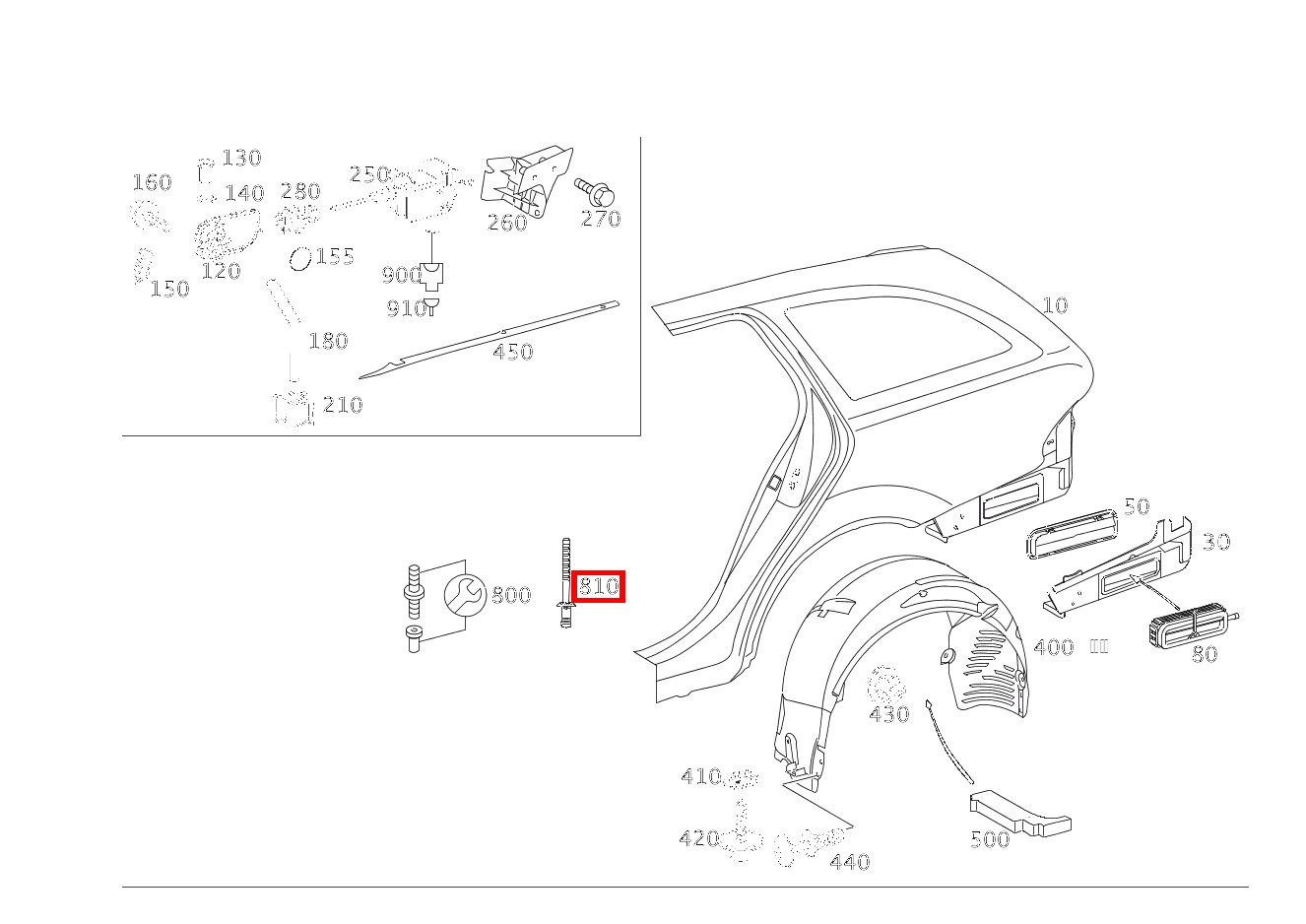 Blindniet REPARATURLOESUNG; 6,4 X 12MM / 1-3,5MM E280CDI SONDERAUFB 211 Blindniet REPARATURLOESUNG; 6,4 X 12MM / 1-3,5MM E280CDI SONDERAUFB 211