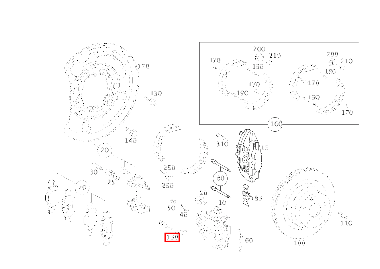 Belagverschleisssensor Bremsbelagverschleißanzeige Hinterachse rechts CLS 63 AMG Coupé 219 Belagverschleisssensor Bremsbelagverschleißanzeige Hinterachse rechts CLS 63 AMG Coupé 219