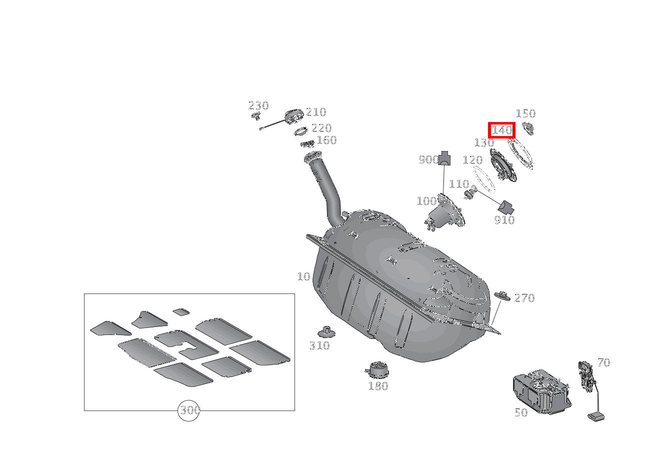 VERSCHLUSSRING Kraftstofffilter an Tank SLK55 AMG 172 VERSCHLUSSRING Kraftstofffilter an Tank SLK55 AMG 172