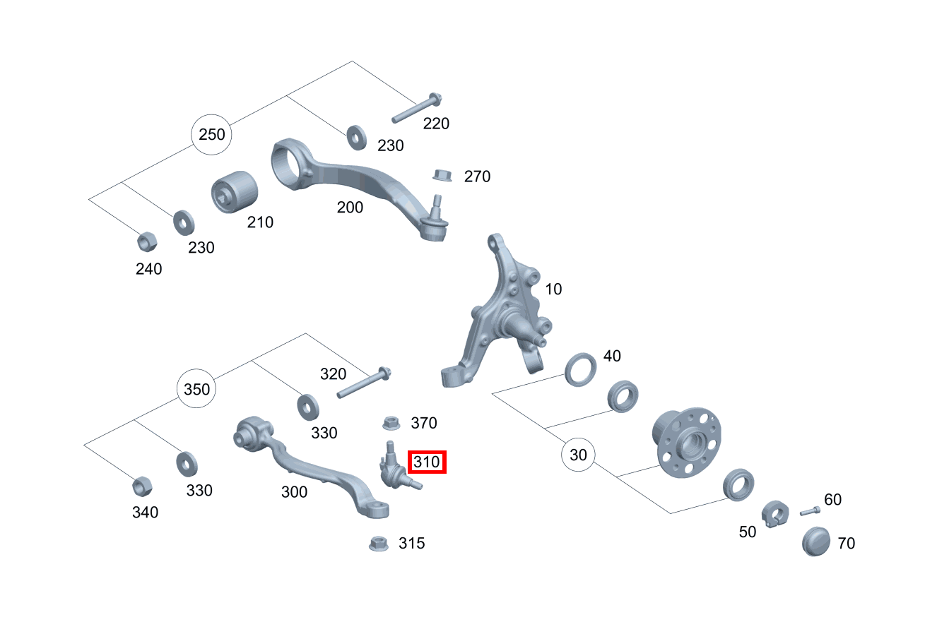 TRAGGELENK QUERSTREBE E300T BT H 212 TRAGGELENK QUERSTREBE E300T BT H 212