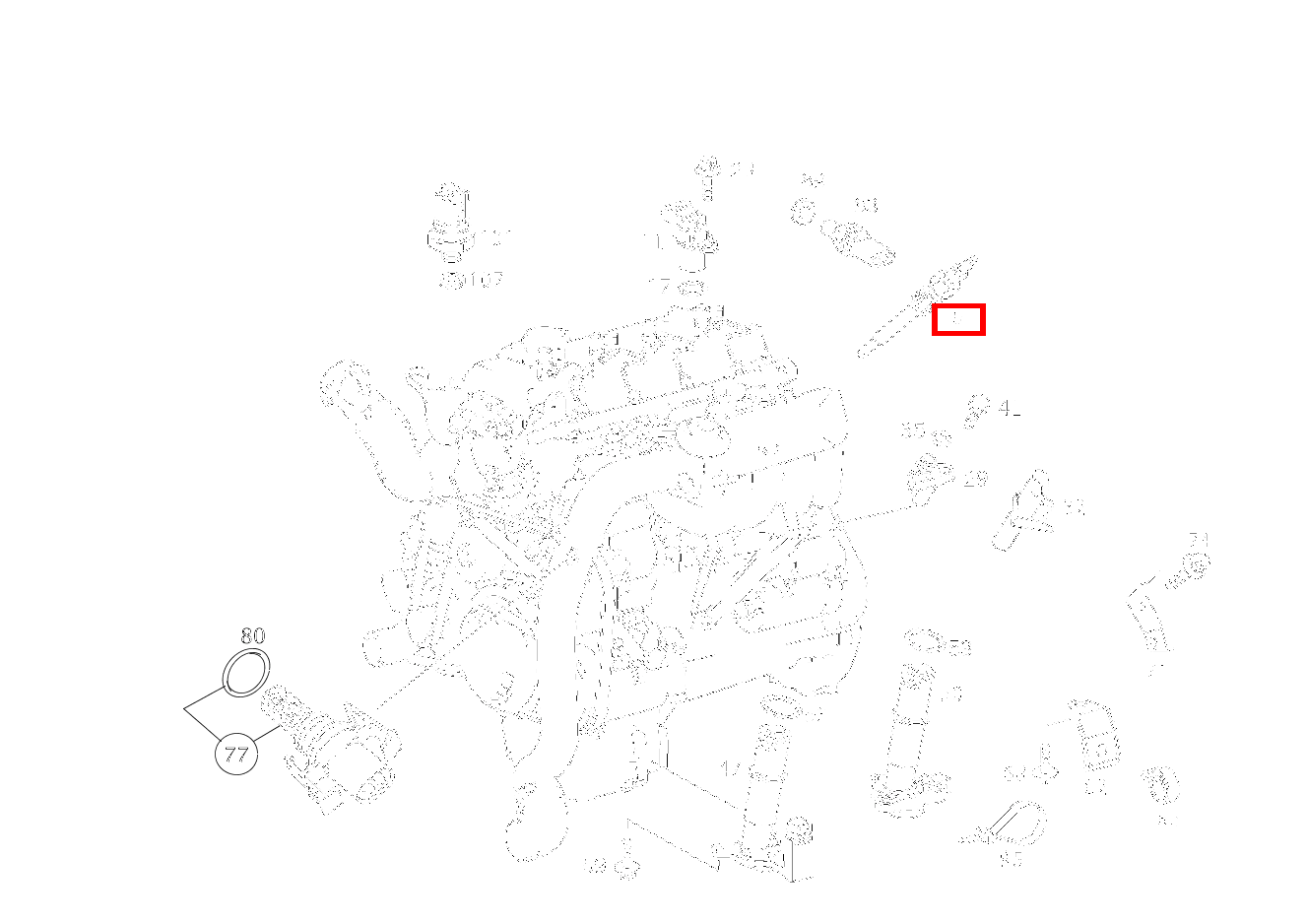 STABGLUEHKERZE C 200 T CDI 202 STABGLUEHKERZE C 200 T CDI 202