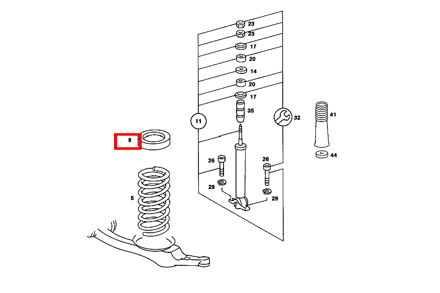 Gummiring NACH BEDARF;NOPPENZAHL: 1 (8 MM) 230 TE 123