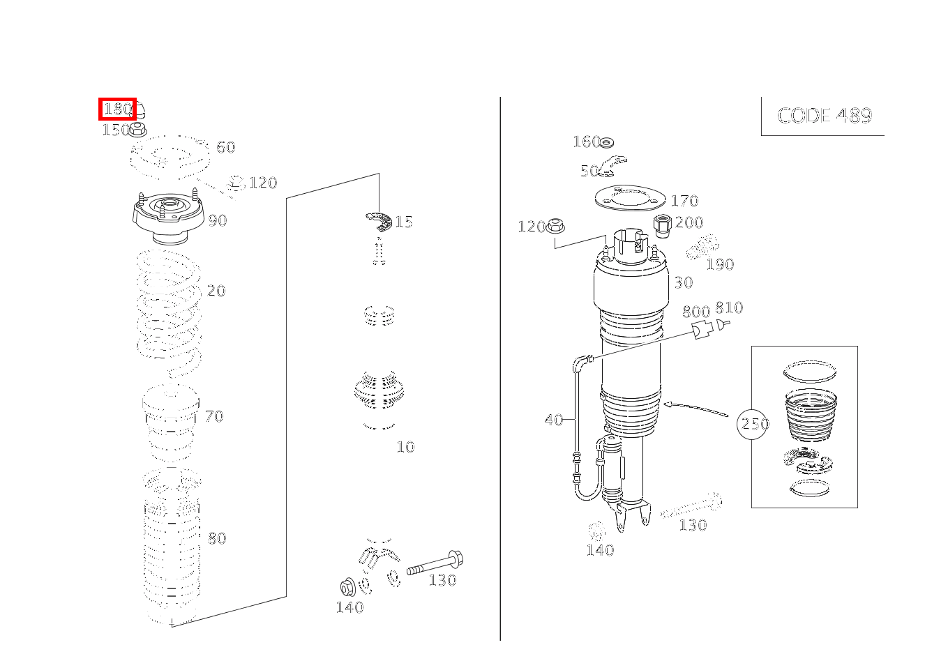 Staubschutzkappe E 280 CDI T-Modell 213