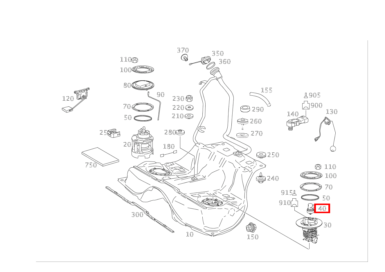 Drucksensor Kraftstofffilter CL 65AMG 216