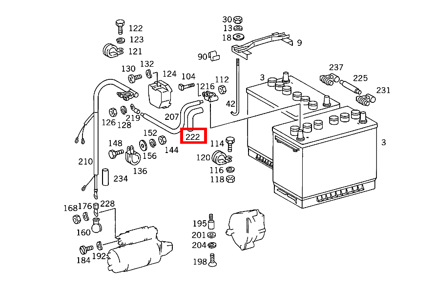 Isolierschlauch STARTERLEITUNG 240 GD 461
