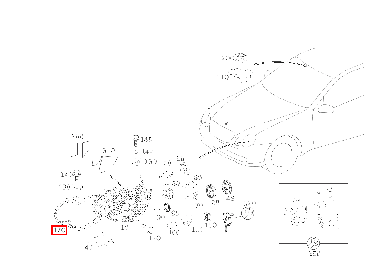 Dichtung Leuchtengehäuse RECHTS CLC 350 Sportcoupé 203 Dichtung Leuchtengehäuse RECHTS CLC 350 Sportcoupé 203