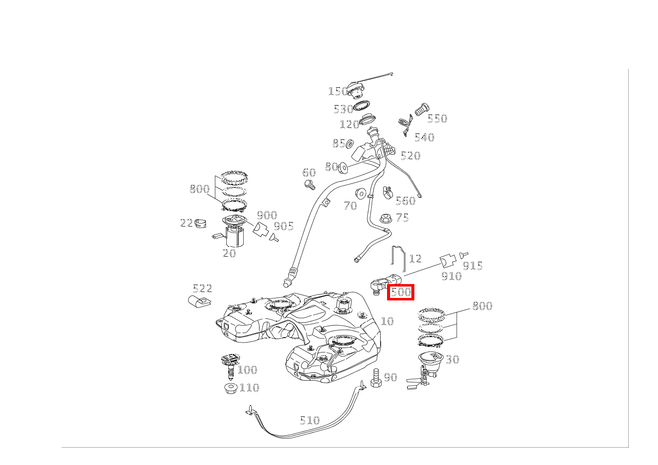 Drucksensor TANK M 166, SLK 171, SLK / SLC 172 und weitere kaufen