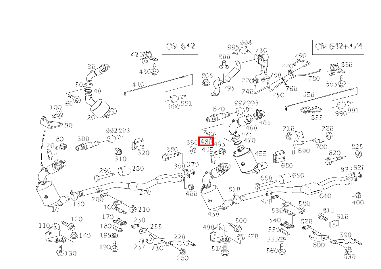 Sechsrundschraube ZWISCHEN KATALYSATOR UND PARTIKELFILTER; M8X40 E280CDI SONDERAUFB 211 Sechsrundschraube ZWISCHEN KATALYSATOR UND PARTIKELFILTER; M8X40 E280CDI SONDERAUFB 211