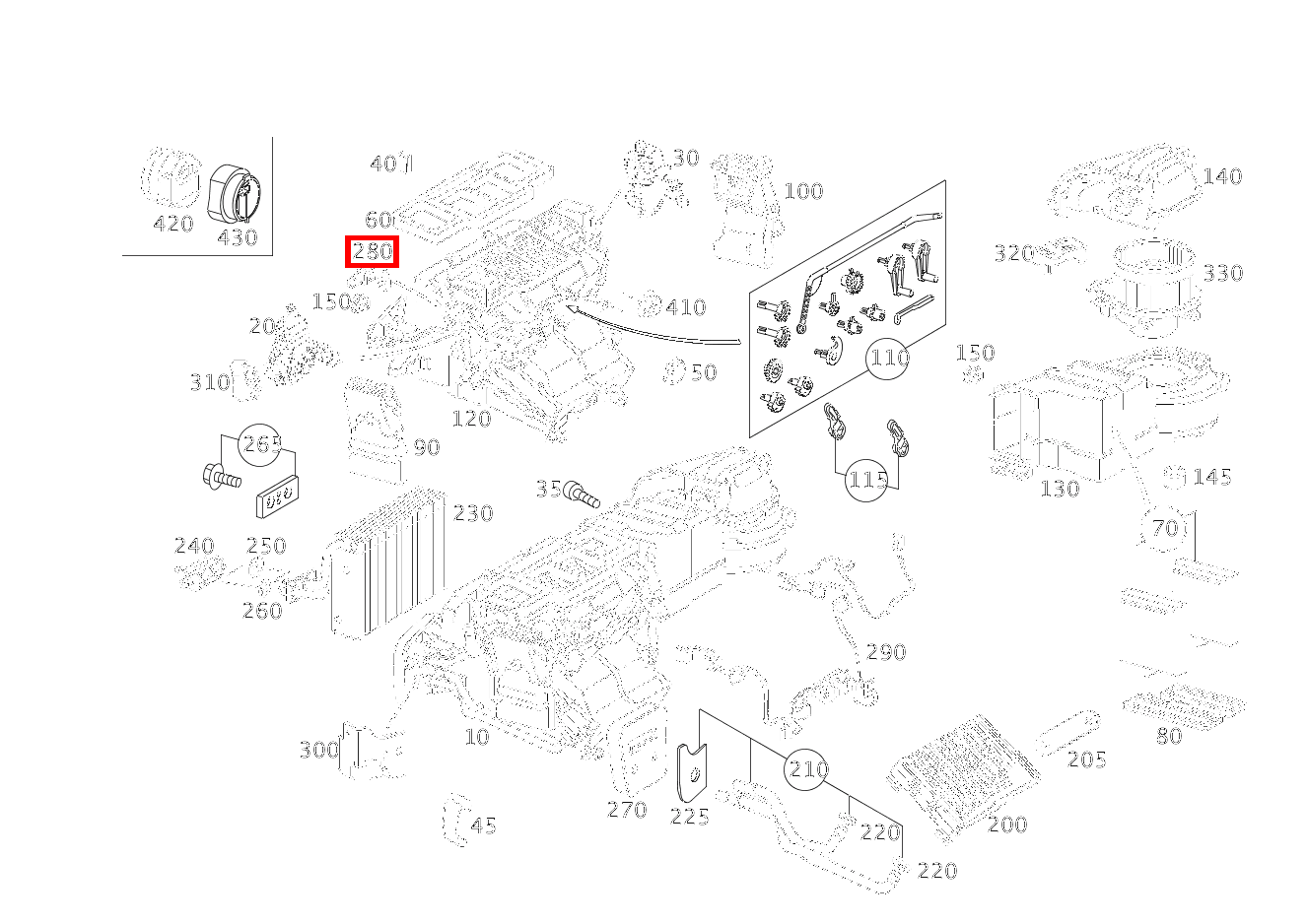Temperatursensor C 320 Sportcoupé 203