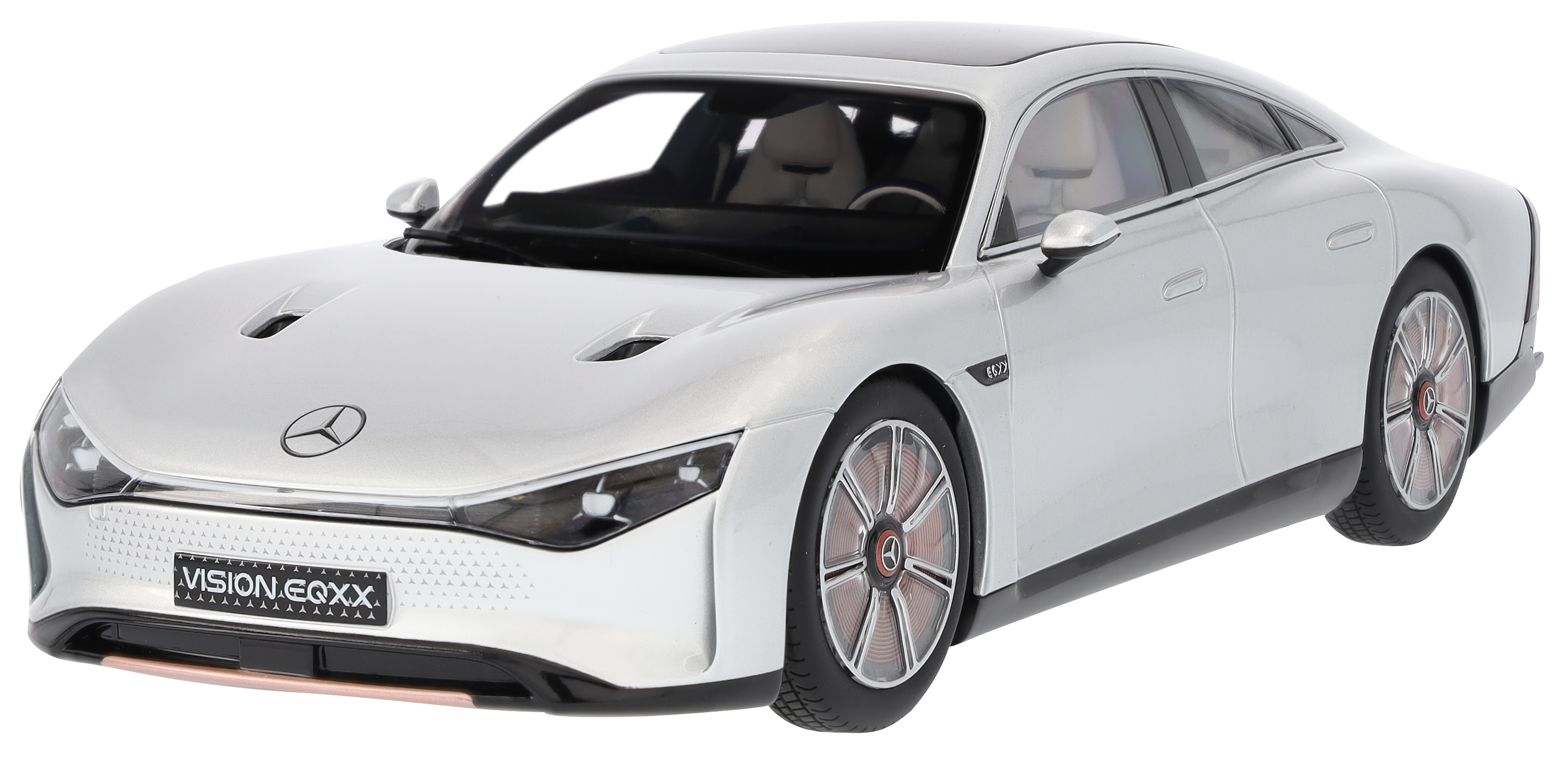 Mercedes-Benz -  Vision EQXX, Showcar silber alubeam, NZG, 1:18