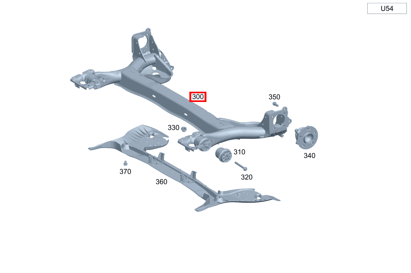 VERBUNDLENKERACHSE GLA 250 e 247