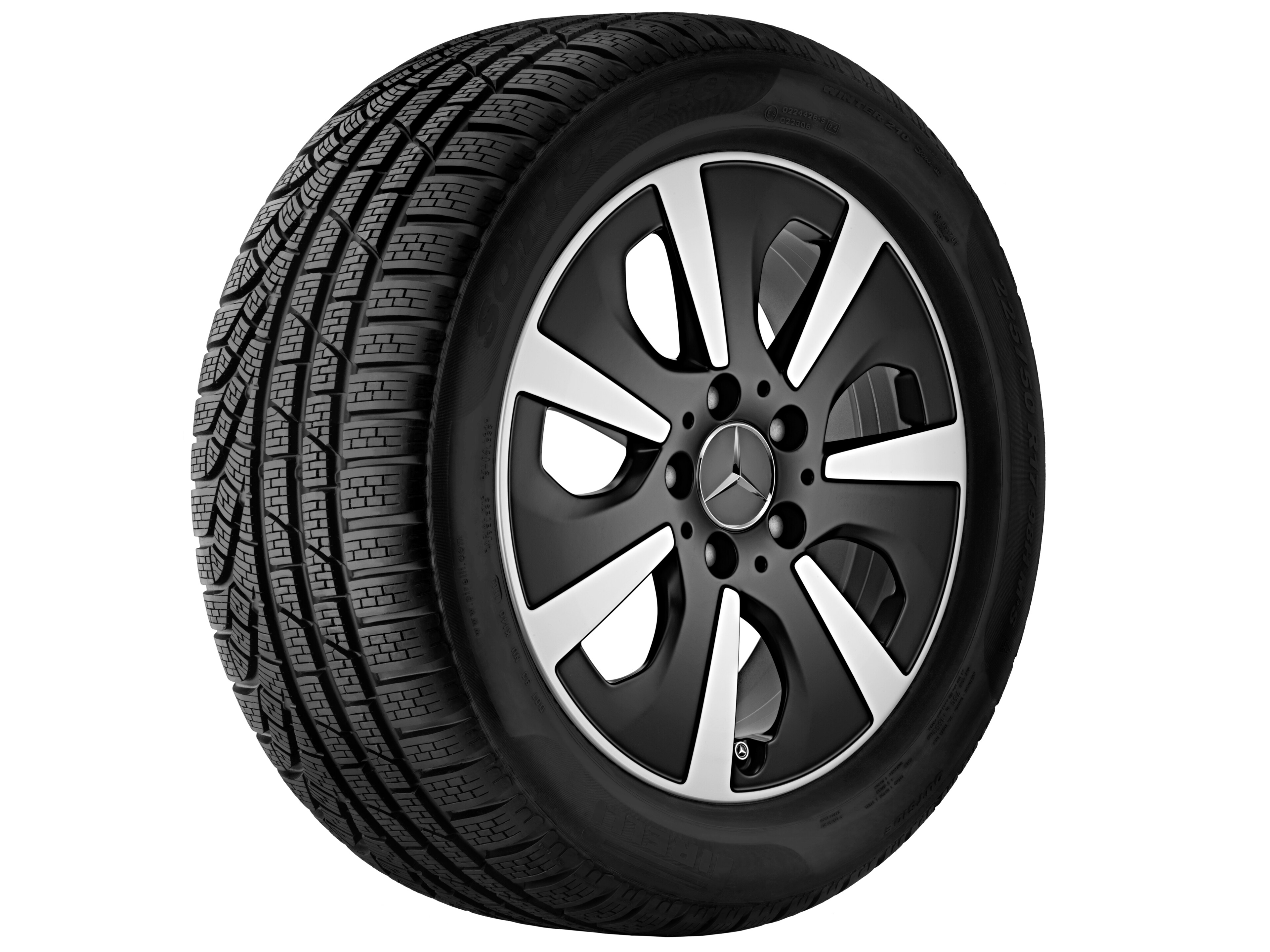 Mercedes-Benz - MB 7-Speichen-Rad, 40,6 cm (16 Zoll), glanzge MB 7-Speichen-Rad, 40,6 cm (16 Zoll), glanzge