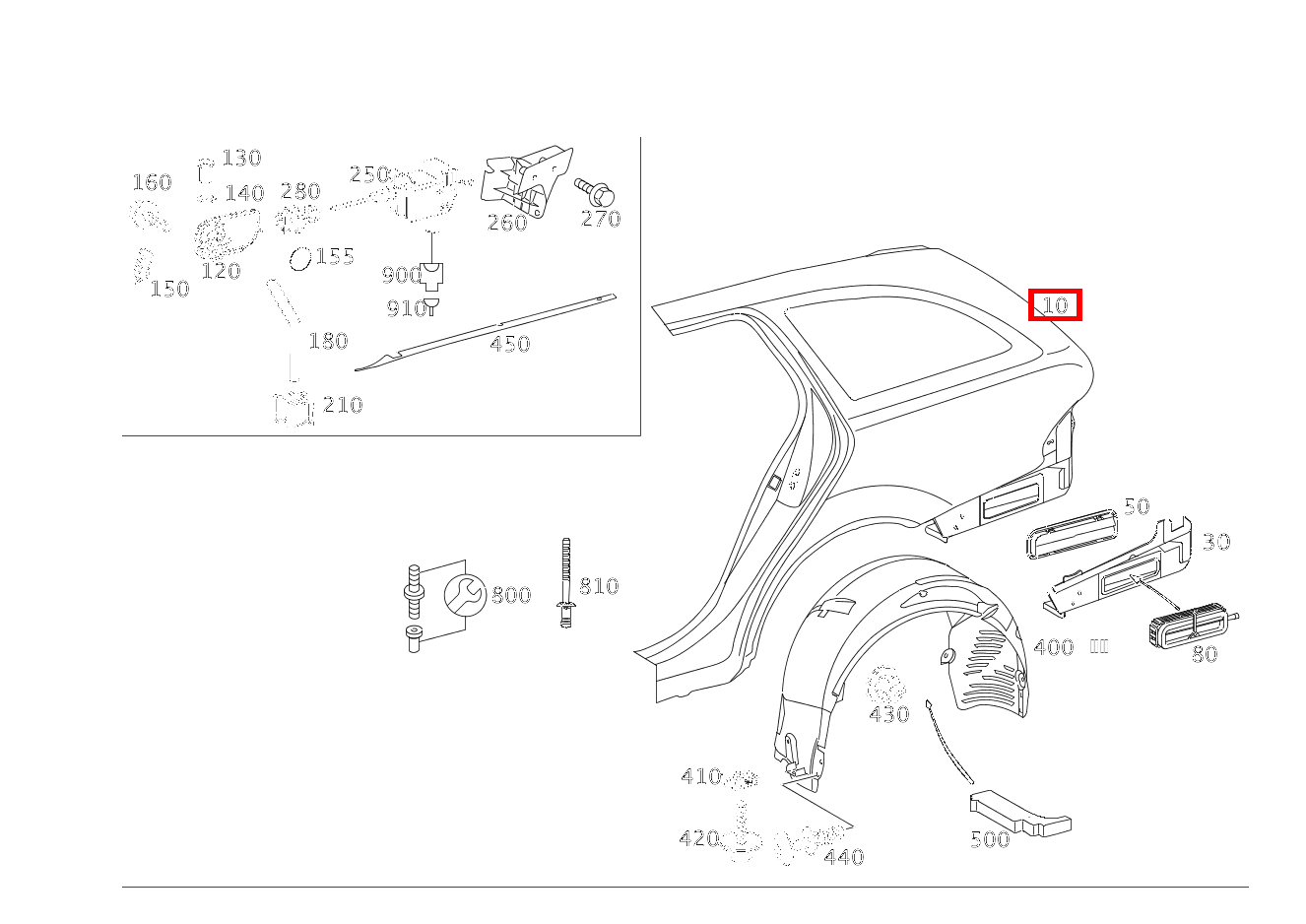Seitenwand LINKS E 220 CDI T-Modell 212 Seitenwand LINKS E 220 CDI T-Modell 212