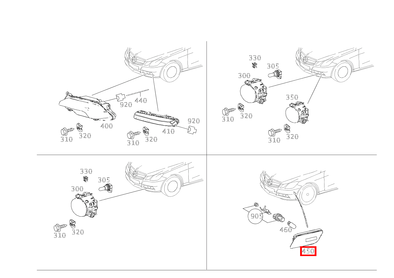 Blinkleuchte SEITENMARKIERUNGSLEUCHTE LINKS E 350 d Cabriolet 253