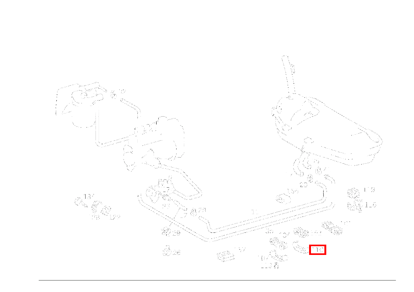 Schelle KRAFTSTOFFLEITUNGEN AN WAGENBODEN 300TDT/E300DTDT 4M 124