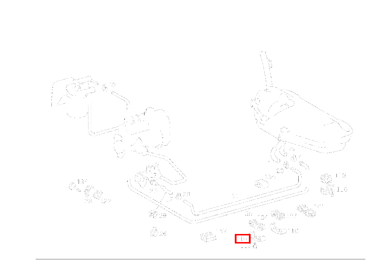 Schelle BREMS- UND KRAFTSTOFFLEITUNGEN AN FAHRZEUGBODEN 300TDT/E300DTDT 4M 124
