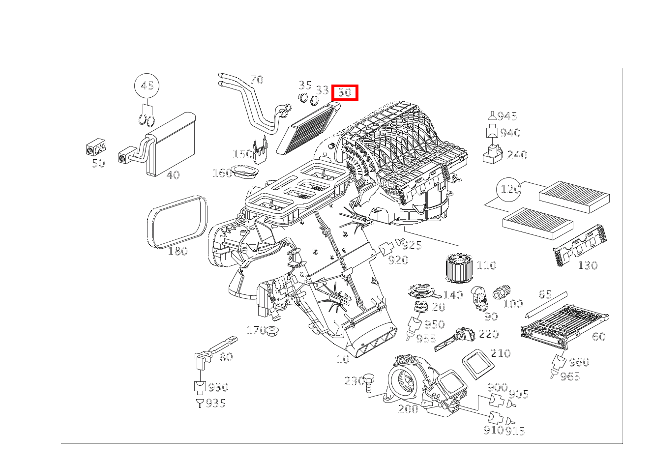TEILESATZ WAERMETAUSCHER KLIMAKASTEN GL 550 4MATIC Off-Roader 164 TEILESATZ WAERMETAUSCHER KLIMAKASTEN GL 550 4MATIC Off-Roader 164