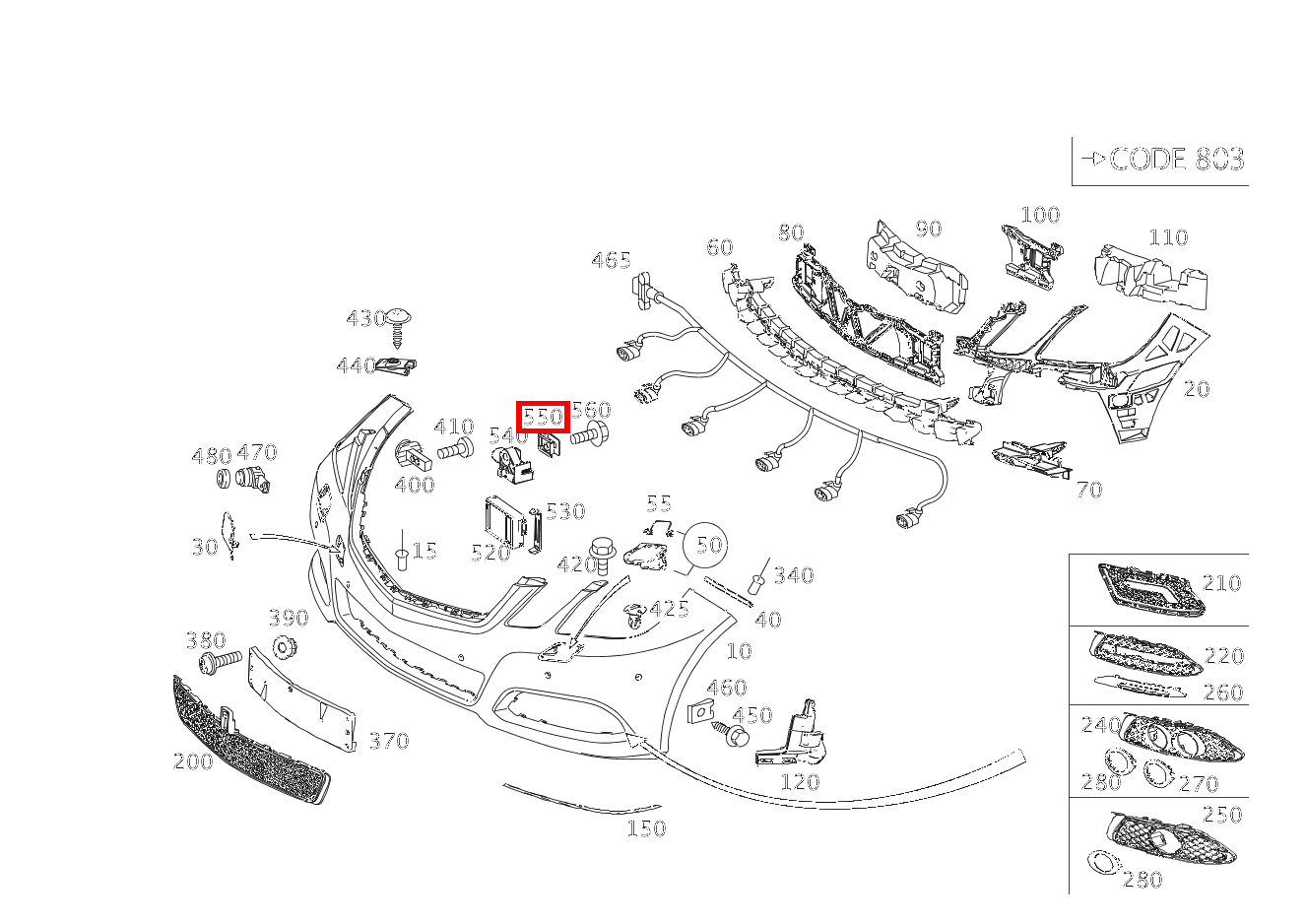 Sicherung SENSOR AN STOSSFAENGER E350 CDI 4M 212 Sicherung SENSOR AN STOSSFAENGER E350 CDI 4M 212