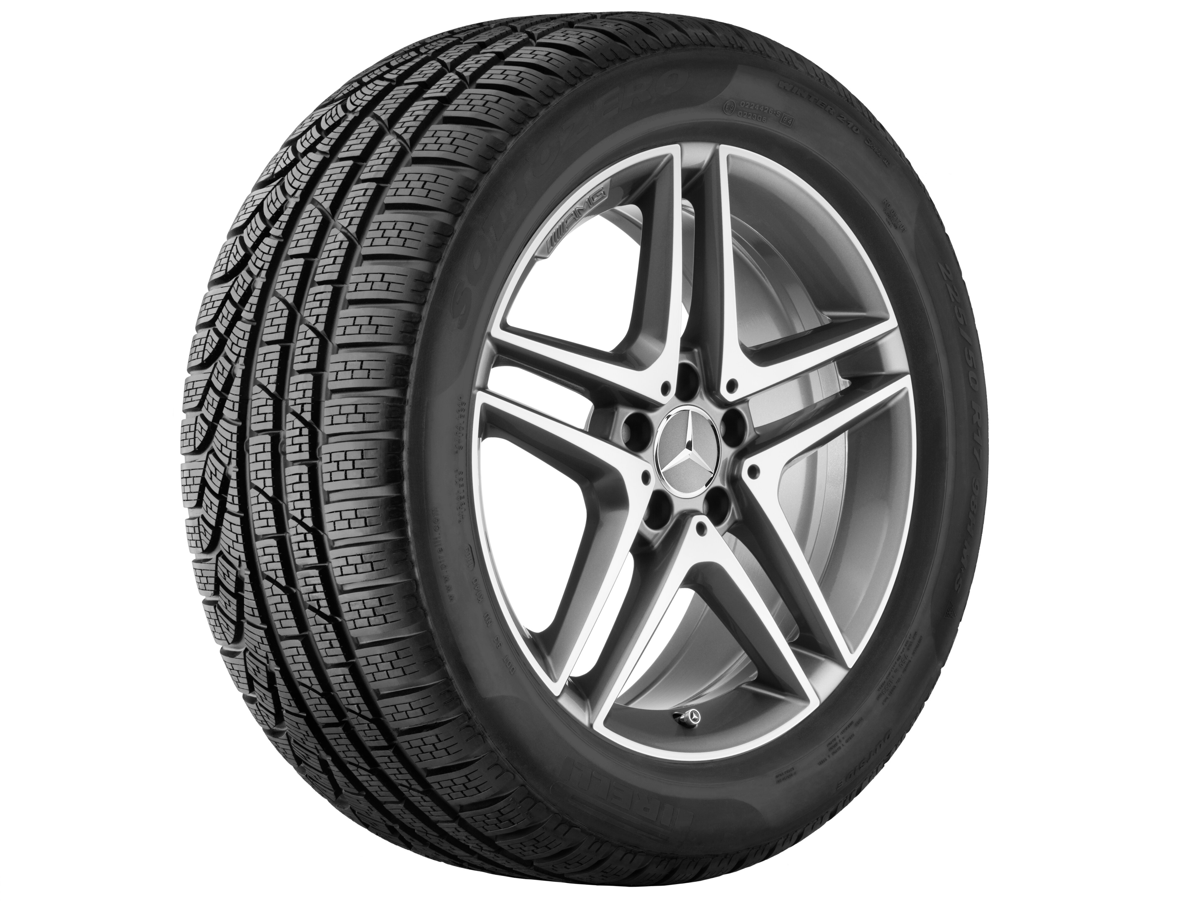 Mercedes-Benz - AMG 5-Doppelspeichen-Rad, 45,7 cm (18 Zoll) AMG 5-Doppelspeichen-Rad, 45,7 cm (18 Zoll)