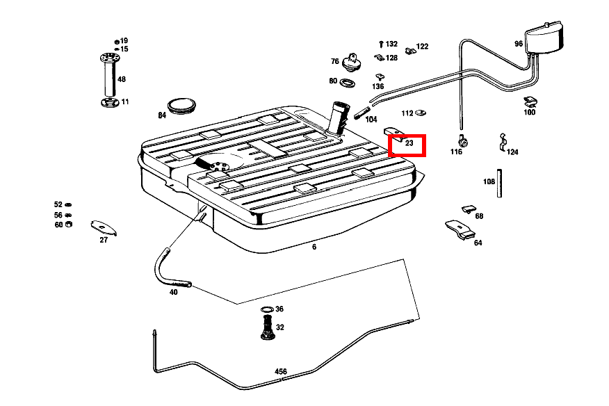 Verstärkungsblech HINTEN 220 SE b/C 111 Verstärkungsblech HINTEN 220 SE b/C 111