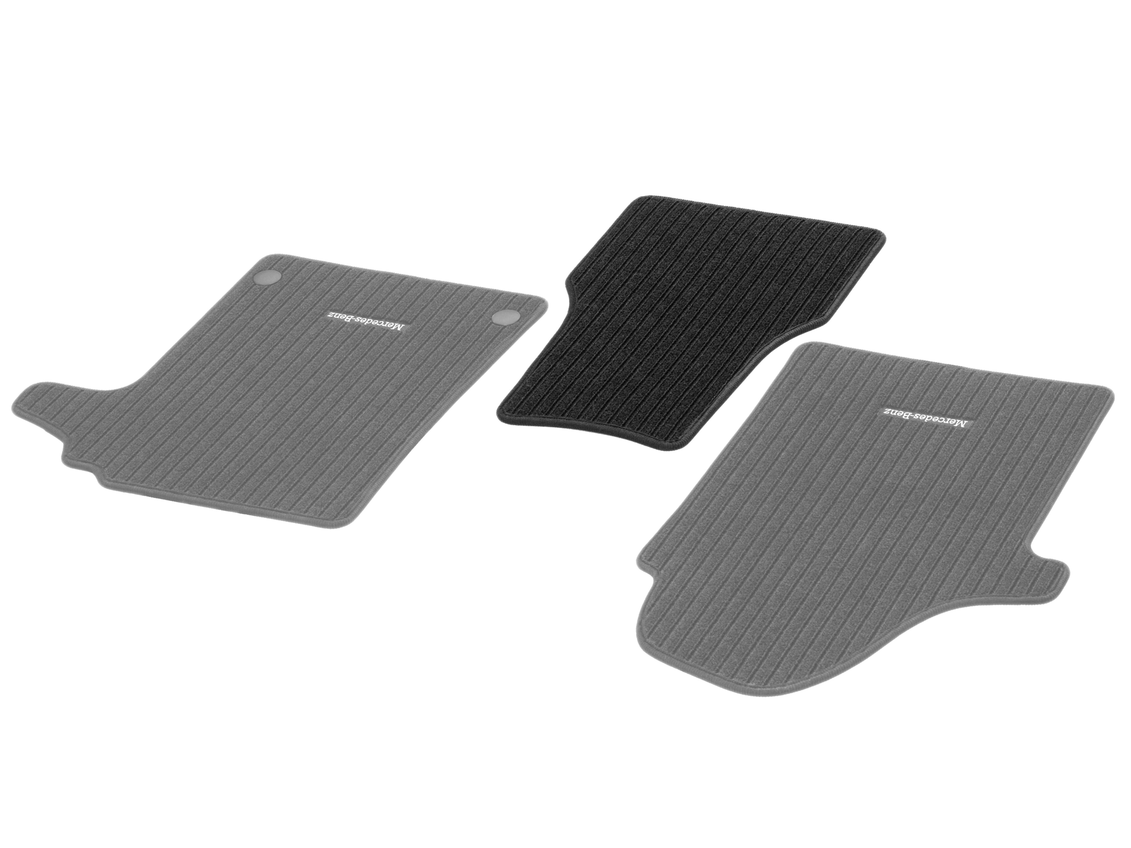 Mercedes-Benz - Ripsmatten, Mittelmatte, bei Doppel-Beifahrersitz, Ripsmatten, Mittelmatte, bei Doppel-Beifahrersitz,