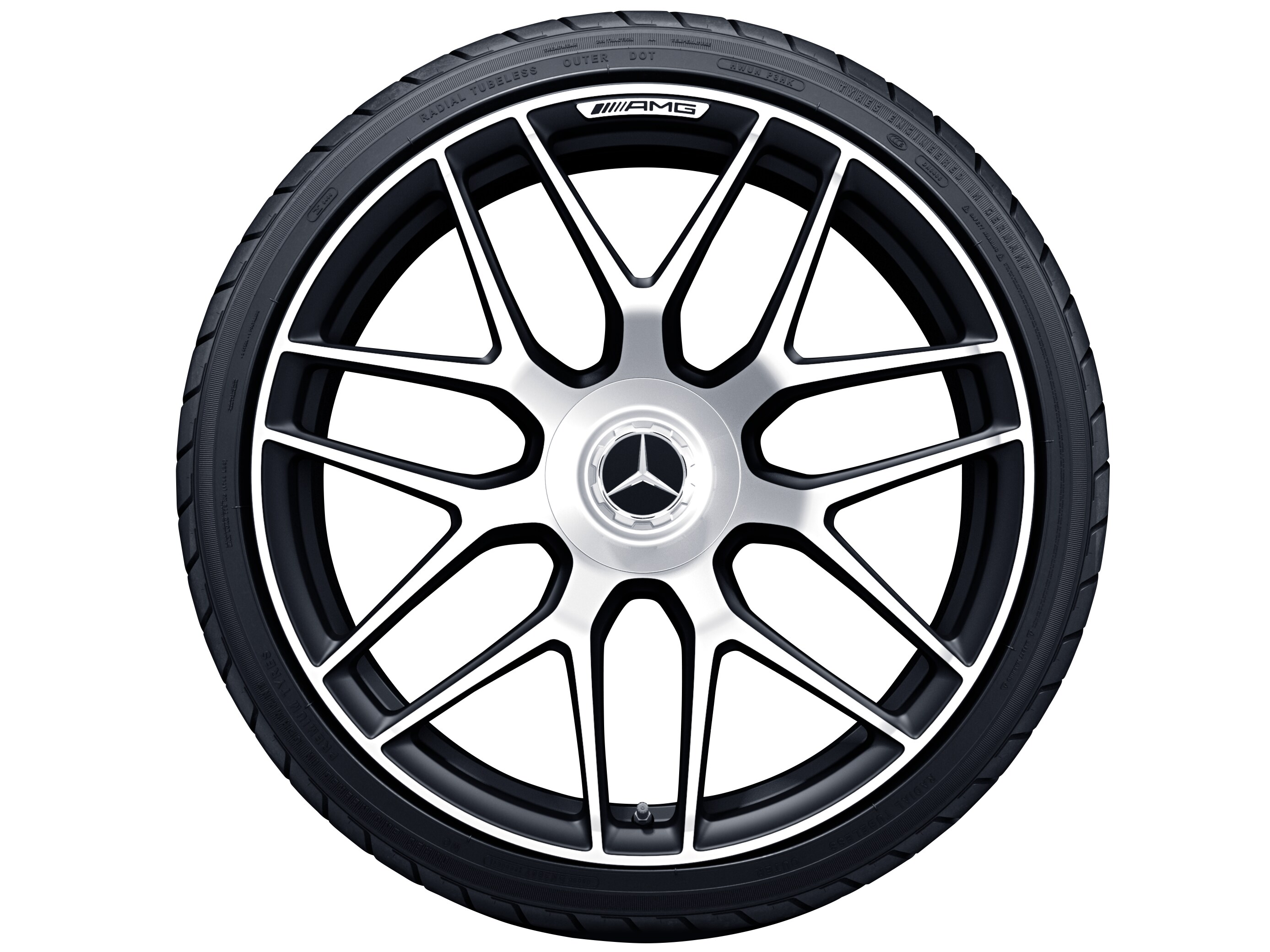 Mercedes-Benz - AMG Schmiederad im Kreuzspeichen-Design, 53,3 AMG Schmiederad im Kreuzspeichen-Design, 53,3