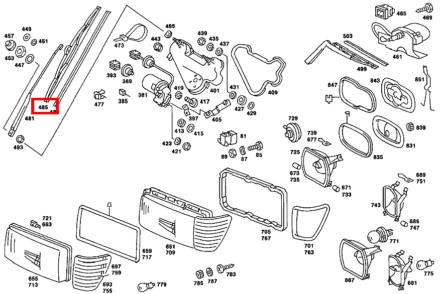 Wischerblatt LINKS 350 SE 116 Wischerblatt LINKS 350 SE 116