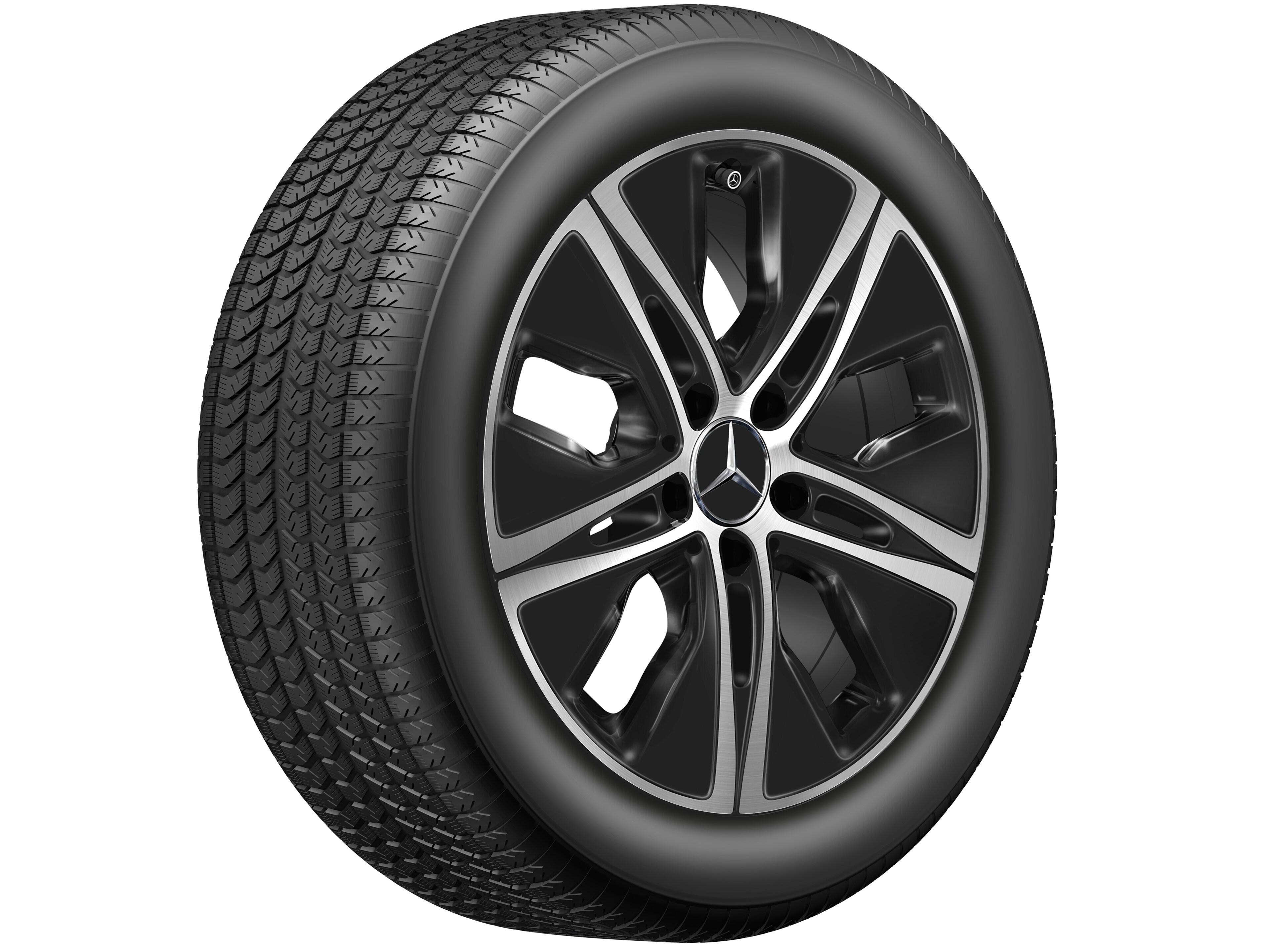 5-Loch-Rad, 43,2 cm (17 Zoll), glanzgedreht