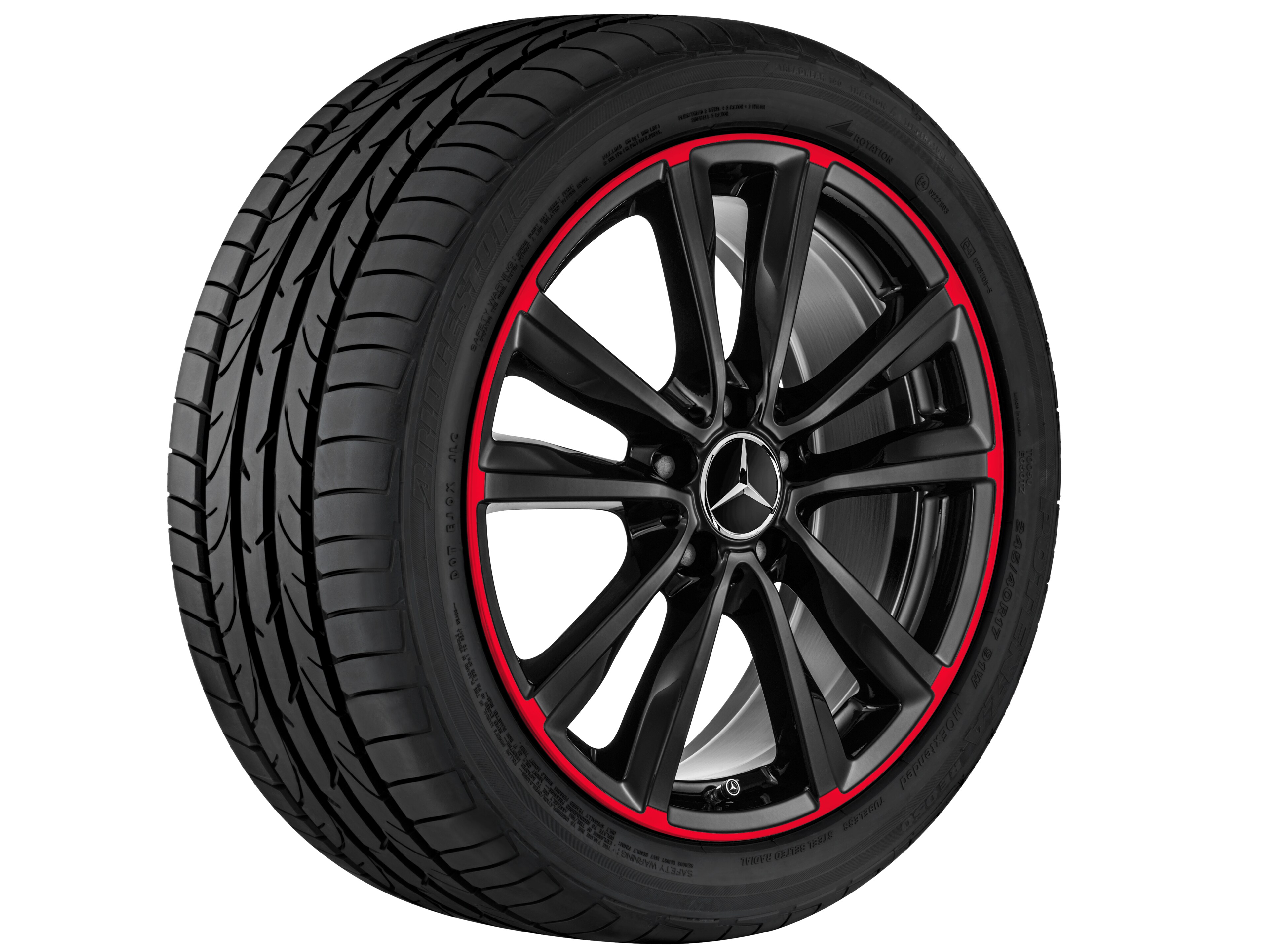 Mercedes-Benz - 5-Doppelspeichen-Rad, 45,7 cm (18 Zoll), Felgenhor 5-Doppelspeichen-Rad, 45,7 cm (18 Zoll), Felgenhor