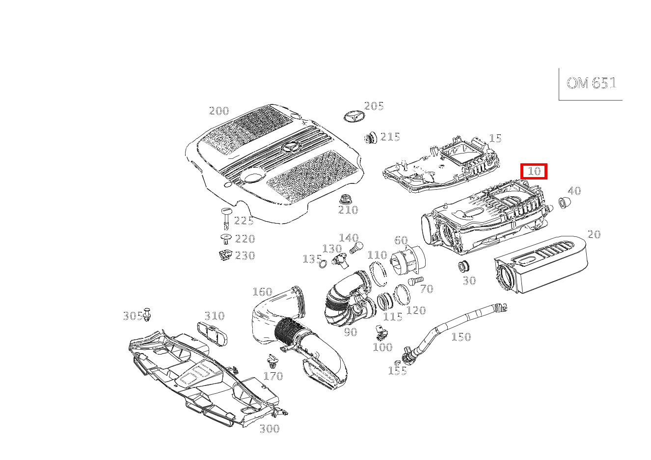 Dämpferfilter E 250 T CDI 4MATIC 212