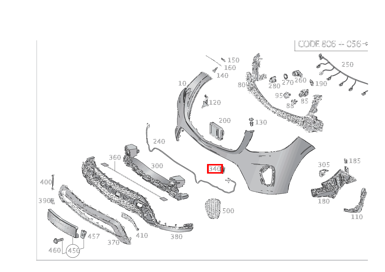 Sicherung Befestigung Sensor GLS 500 4MATIC 166 Sicherung Befestigung Sensor GLS 500 4MATIC 166